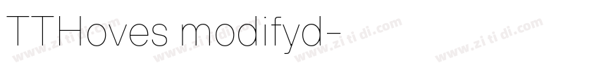 TTHoves modifyd字体转换